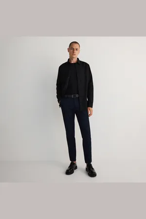 Reserved Jednobarevné kalhoty chino slim