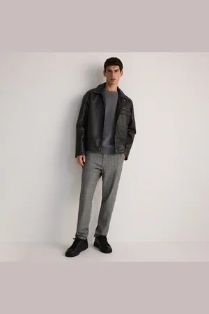 Reserved Kalhoty chino slim s příměsí viskózy