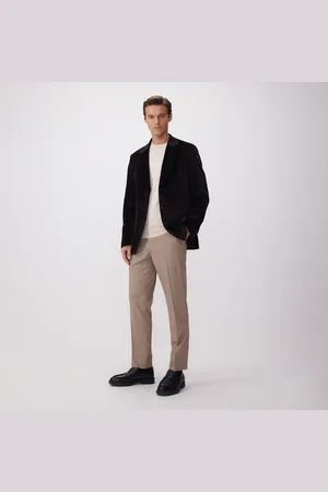 Reserved Kalhoty chino s slim nažehlenými puky