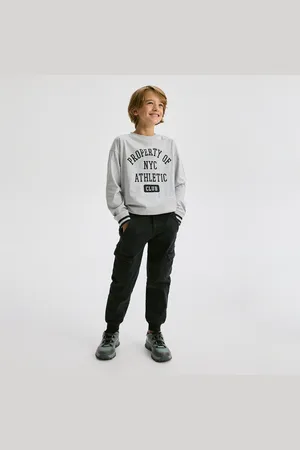 Reserved Elastické kalhoty joggers s řetězem