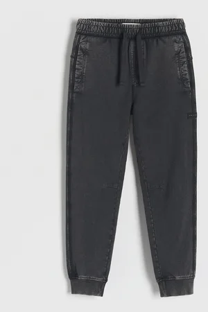Reserved Bavlněné kalhoty joggers