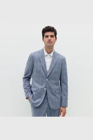 Reserved Kostkovaný blejzr slim fit