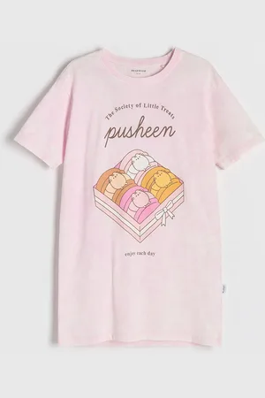 Reserved Noční košilka s potiskem Pusheen