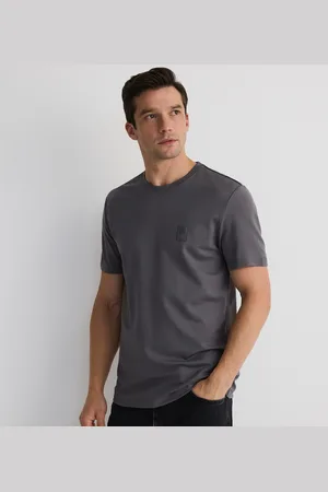 Reserved Tričko regular fit s ozdobou