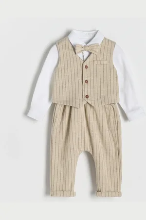 Reserved BABIES` TROUSERS, VEST, BODY & BOW TIE