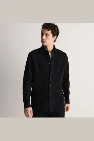 Reserved Viskózové tričko slim fit