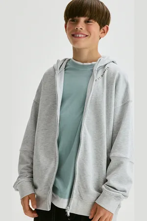 Reserved Bavlněná mikina s kapucí