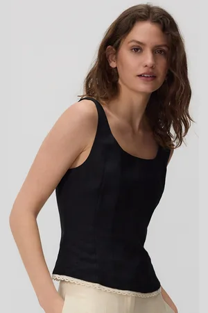 Reserved Top ze směsi lnu