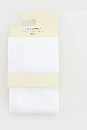 Reserved Bílé punčocháče 40 DEN