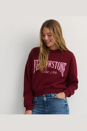 Reserved Mikina oversized s potiskem