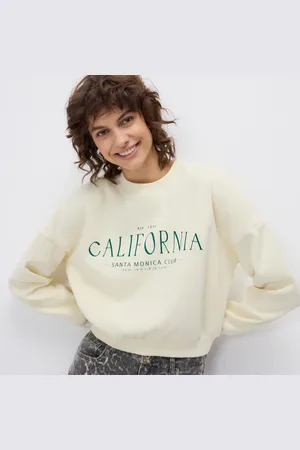 Reserved Mikina oversized s potiskem