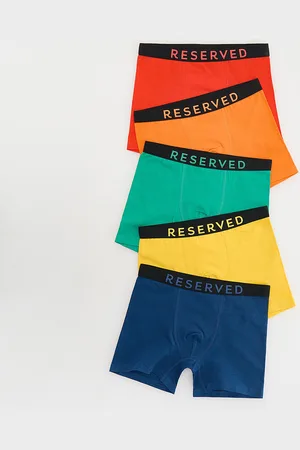 Reserved Sada 5 kusů boxerek s vysokým podílem bavlny
