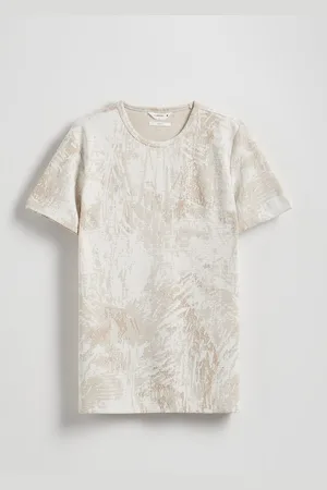 Reserved Tričko slim fit s viskózou