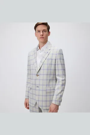 Reserved Kostkovaný blejzr slim fit