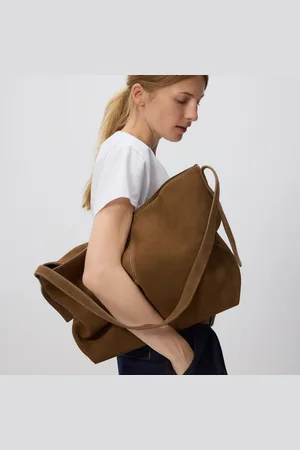 Reserved Semišová kabelka shopper