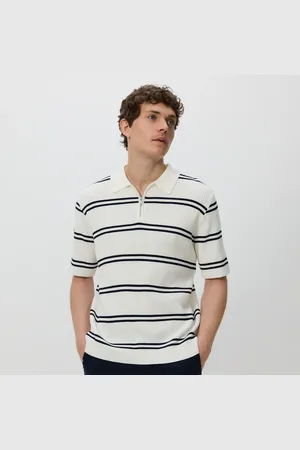 Reserved Polo tričko ze strukturovaného úpletu