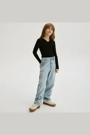Reserved GIRLS` JEANS TROUSERS & CHAIN