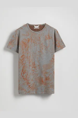 Reserved Strukturované tričko slim fit