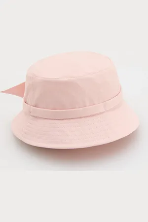 Reserved Bavlněný klobouk bucket hat s mašlí