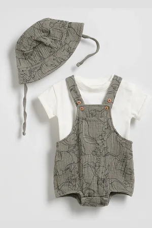 Reserved BABIES` T-SHIRT, DUNGAREES & CAP