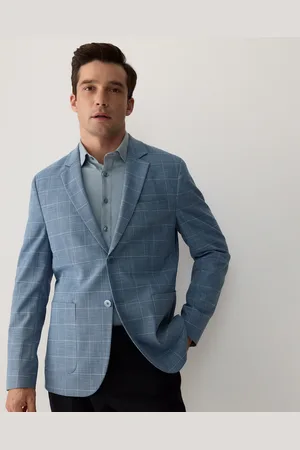 Reserved Kostkovaný blejzr slim fit
