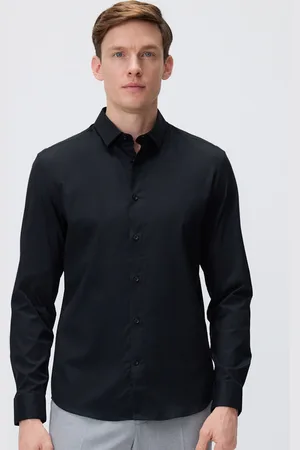 Reserved Košile slim fit s vysokým podílem bavlny