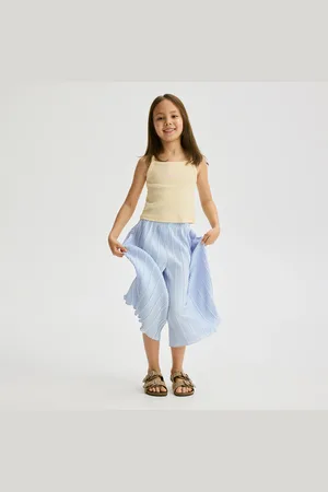 Reserved Plisované kalhoty typu culottes