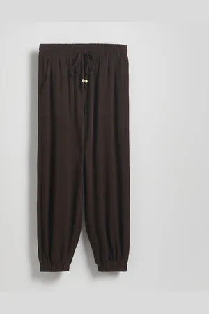 Reserved Kalhoty joggers s příměsí viskózy