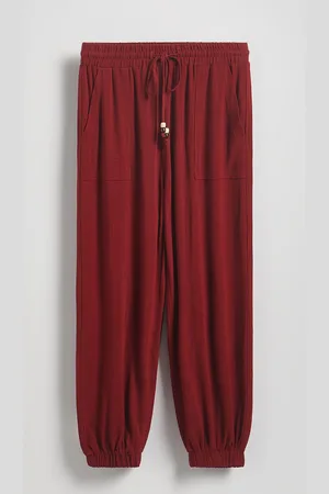 Reserved Kalhoty joggers s příměsí viskózy