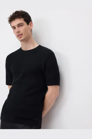 Reserved Tričko regular fit z lyocellu
