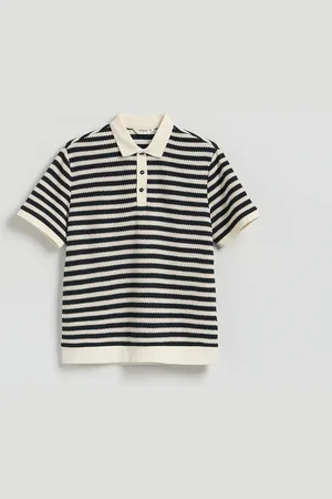 Reserved Proužkované polo tričko