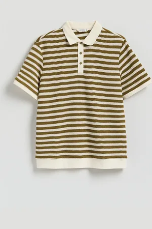Reserved Proužkované polo tričko