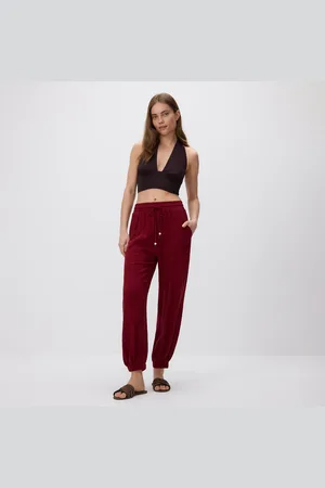 Reserved Kalhoty joggers s příměsí viskózy