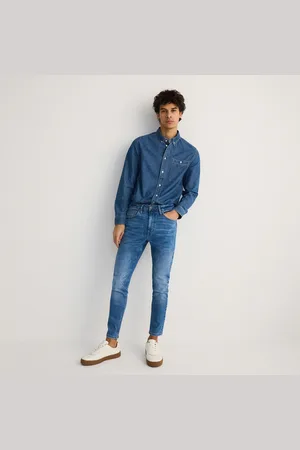 Reserved Džíny skinny se sepraným efektem