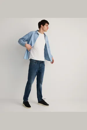Reserved Džíny slim se sepraným efektem