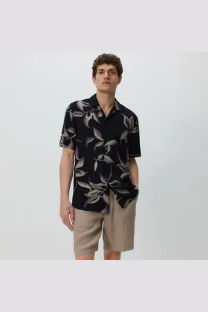 Reserved Lněné šortky jogger