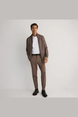 Reserved Kalhoty chino slim s příměsí viskózy