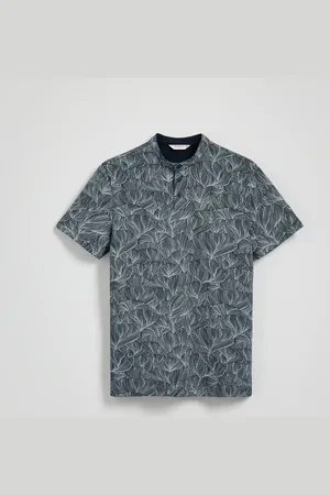 Reserved Polo tričko regular se vzorem