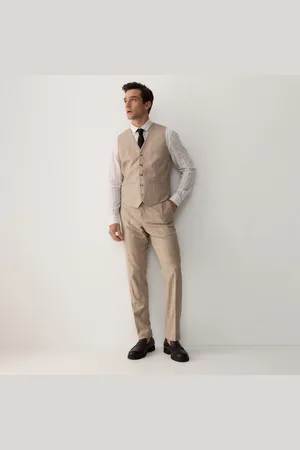 Reserved Oblekové kalhoty slim fit