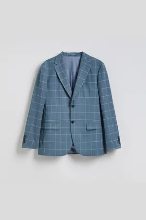 Reserved Kostkovaný blejzr slim fit