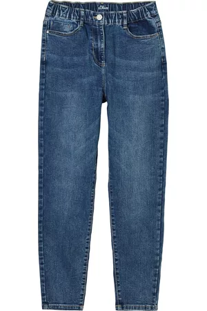 s.Oliver Ženy Rovné nohavice - Relaxed: džíny se elastickým pasem, Dámy