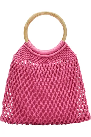 QS by s.Oliver Makramé kabelka shopper s dřevěným uchem, Dámy