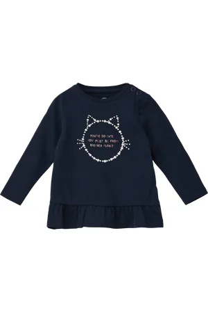 QS by s.Oliver Tričko s dlouhým rukávem s rýšky, Unisex