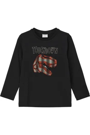 QS by s.Oliver Tričko s dlouhým rukávem a motivem dinosaura, Unisex