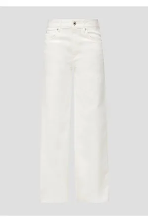 QS by s.Oliver Džíny Catie / Slim Fit / vysoký pas / široké nohavice / spodní lem s rozparkem, Dámy