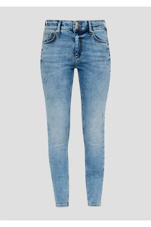 QS by s.Oliver Džíny se sepráním / Skinny Fit / Mid Rise / Skinny Leg, Dámy