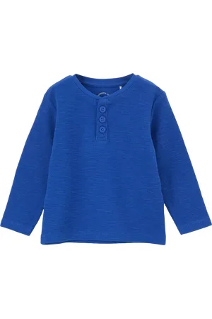 QS by s.Oliver Tričko s dlouhým rukávem s výstřihem Henley, Unisex