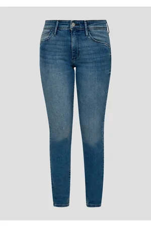 QS by s.Oliver Džíny Betsy / Slim Fit / Mid Rise / úzké nohavice / bavlněný streč, Dámy