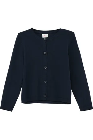 QS by s.Oliver Pletený kabátek ze směsi s viskózou, Unisex