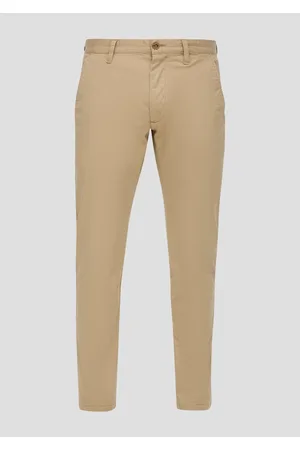 QS by s.Oliver Slim Fit: kalhoty chino z bavlněného kepru, Pánové